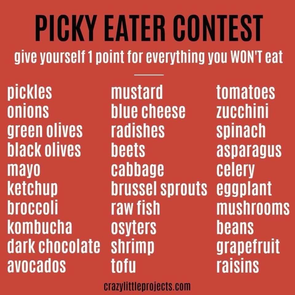 How Picky Are You 