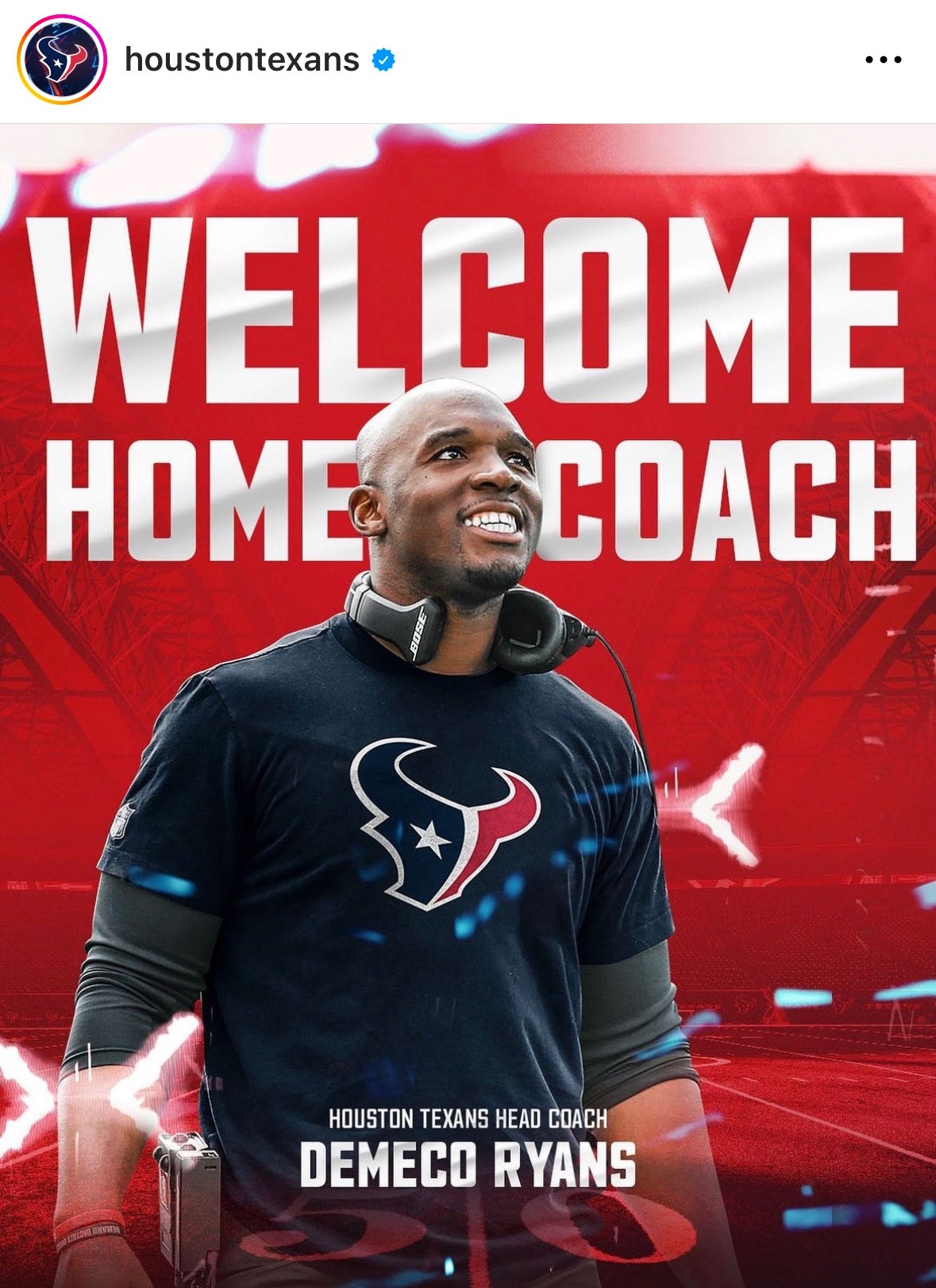 Texans New Head Coach